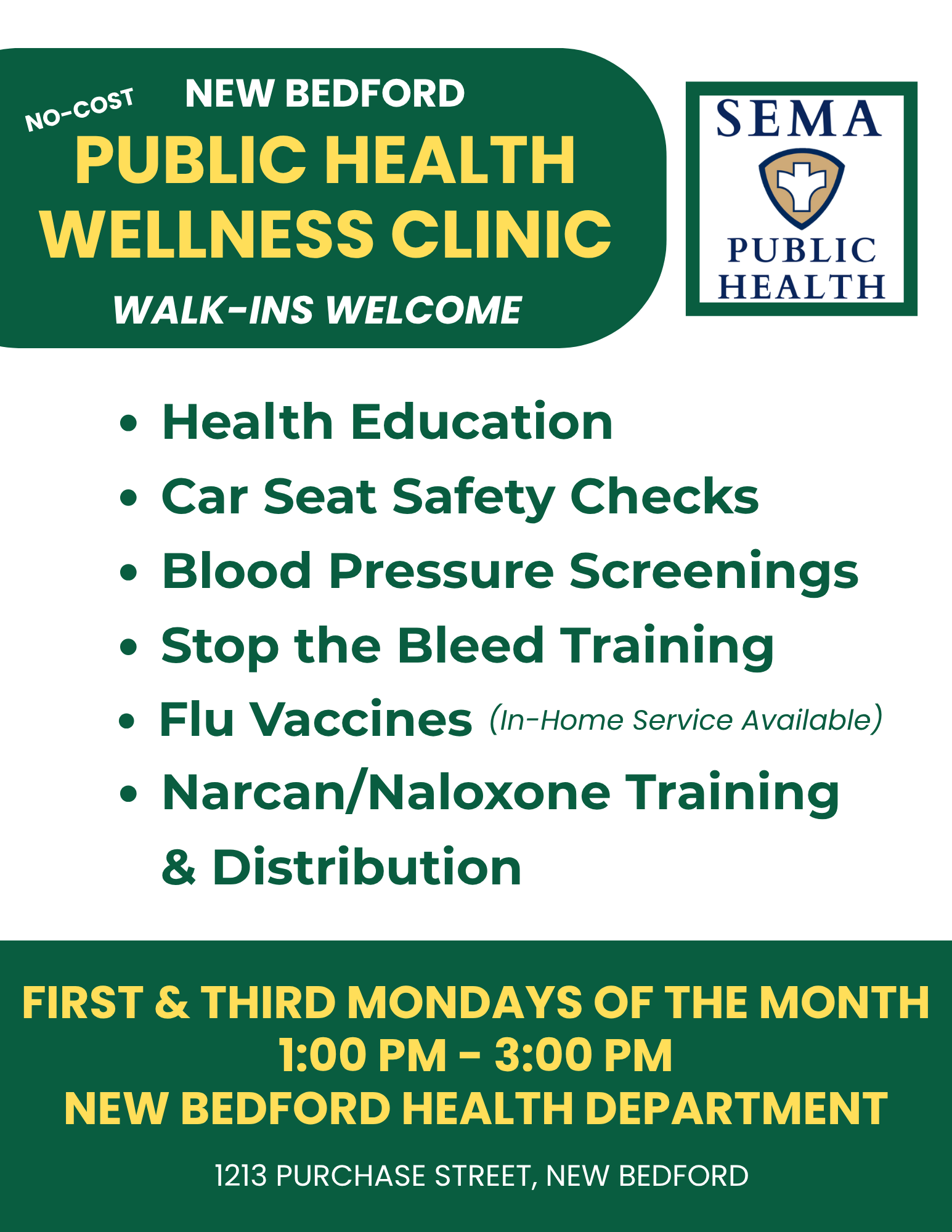 New Bedford Wellness Clinic (Flyer Size) (1) New Bedford Wellness Clinic (Flyer Size) (1)