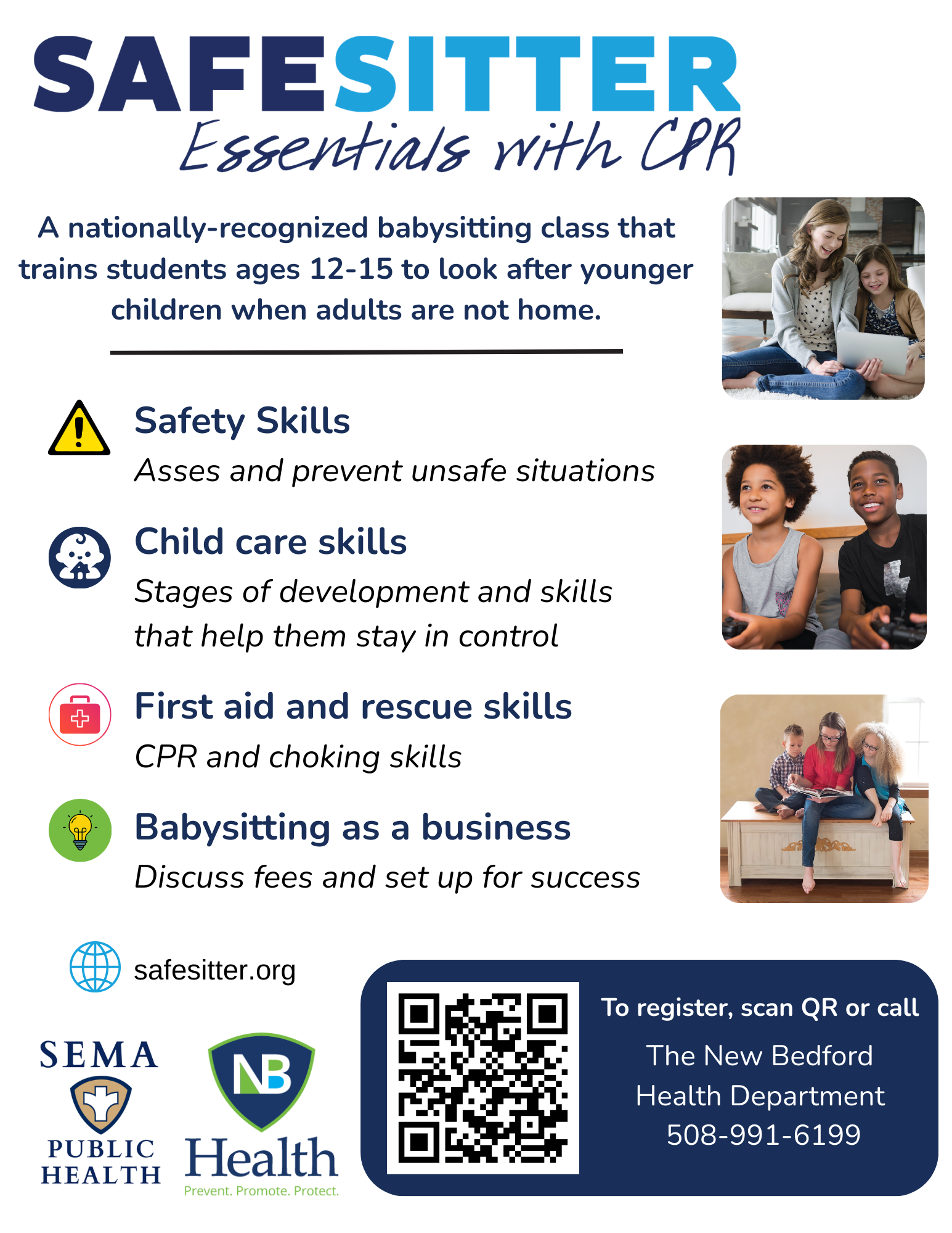 Safe Sitter Essentials with CPR