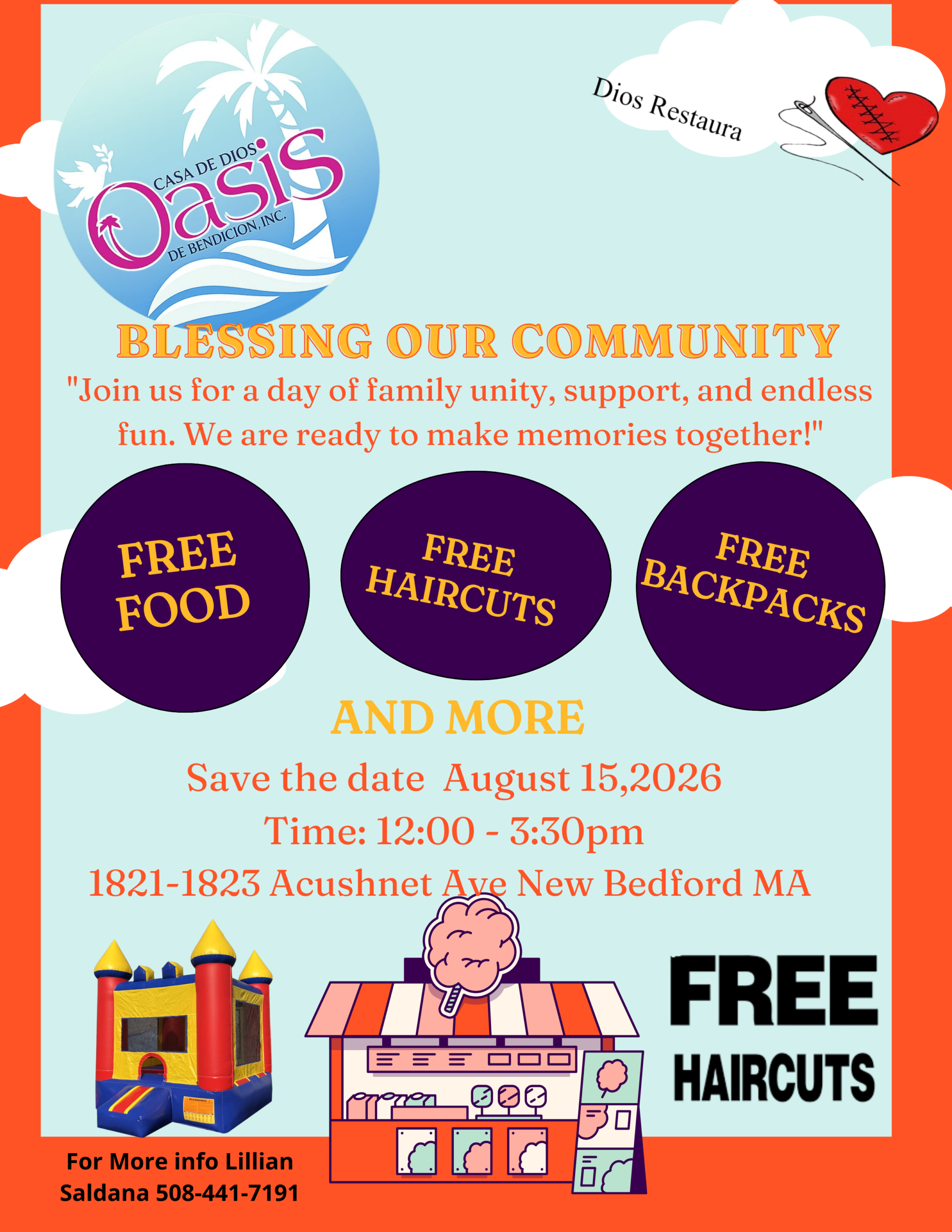 Blessing our Community English Flyer 2026